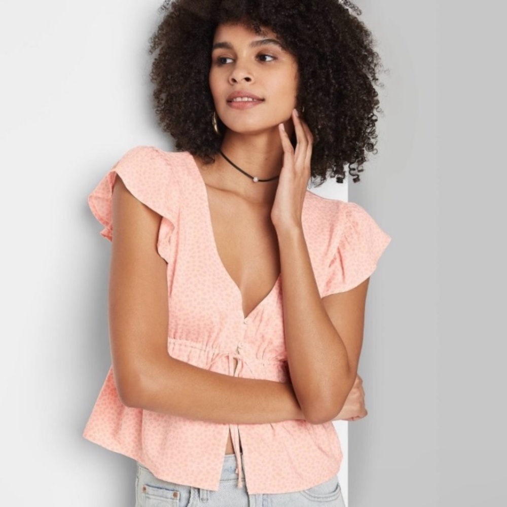 Wild Fable V Neck Top